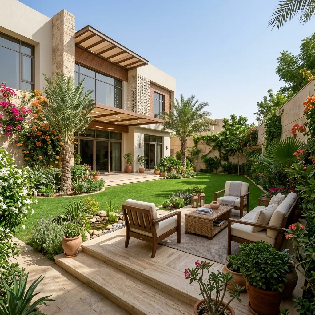 تنسيق حدائق منزلية بالرياض